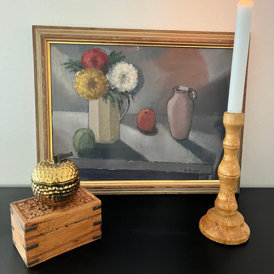 Still Life - original Scandinavian oil painting.
