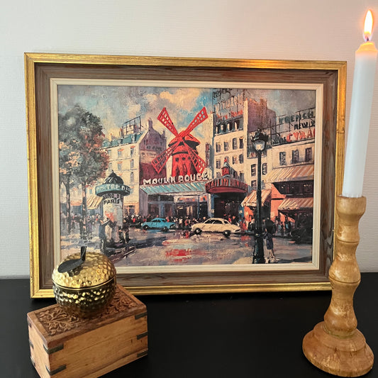 “Montmartre Glow” – Framed Oil Painting