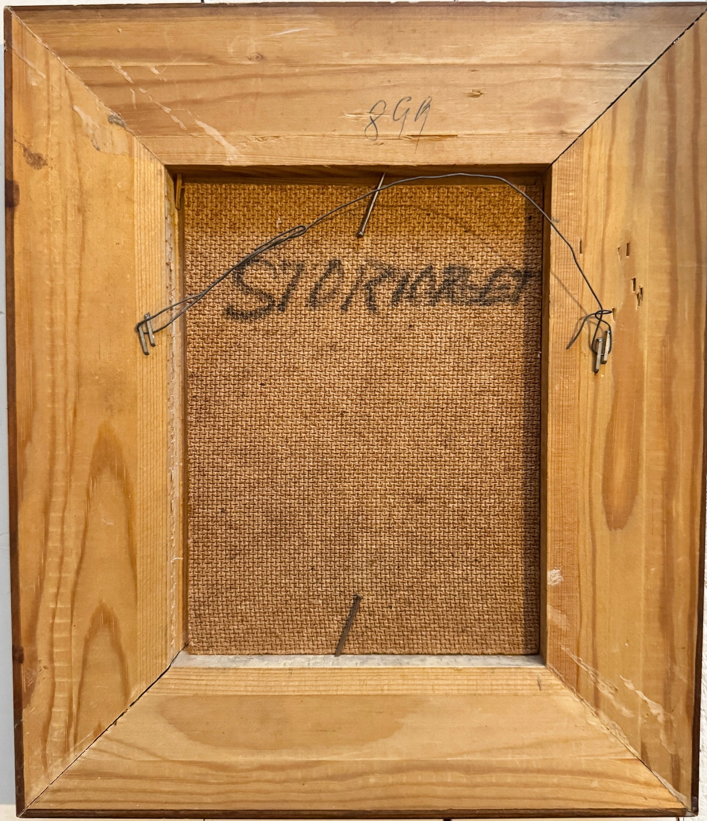 Stortorget, Old Town Stockholm. Vintage Swedish Oil Painting by Arne Lindblom