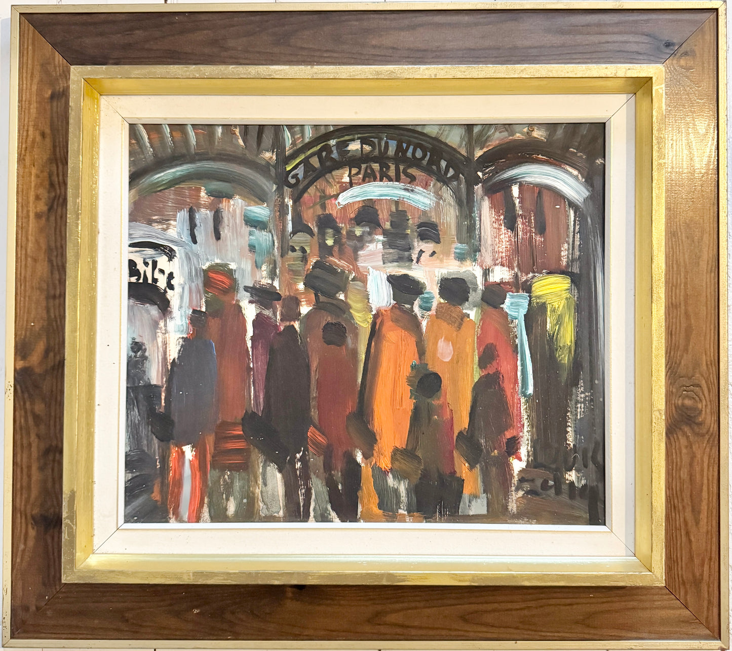 Those Who Remain. Vintage Oil Painting by Louis Zelig