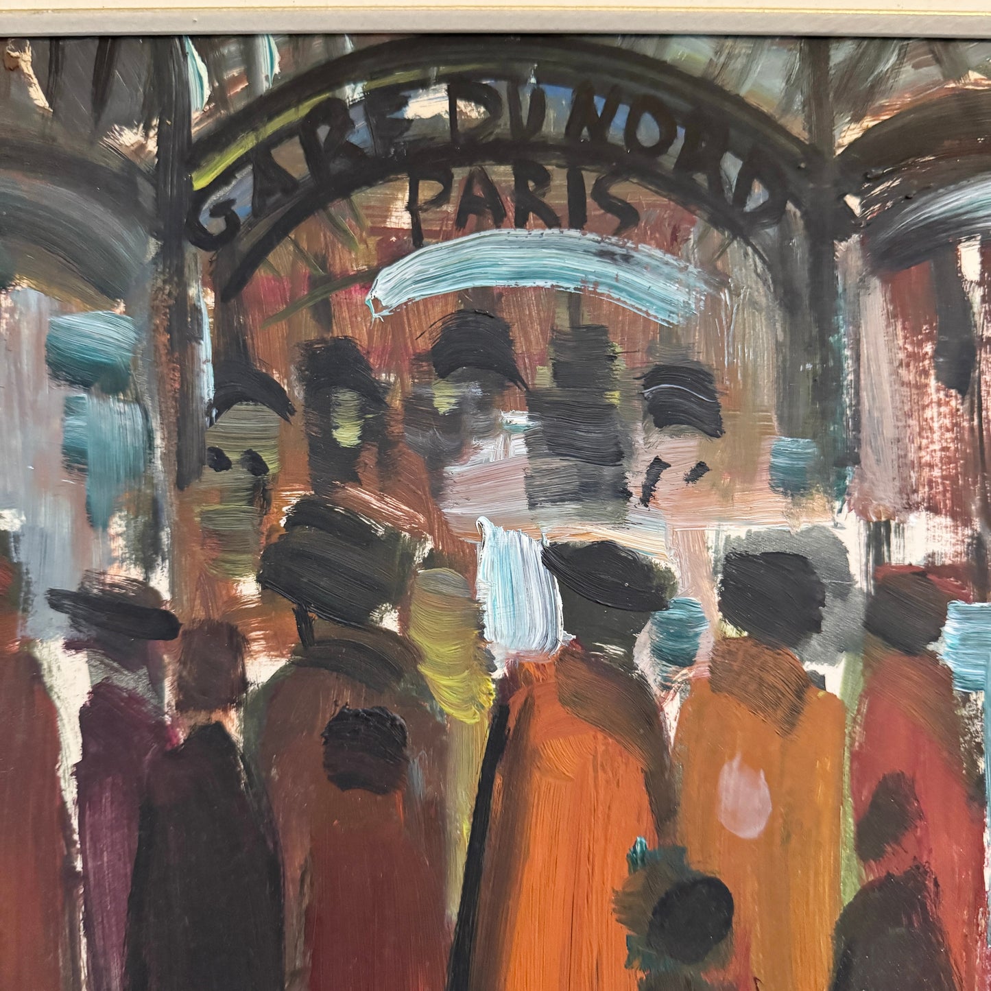 Those Who Remain. Vintage Oil Painting by Louis Zelig