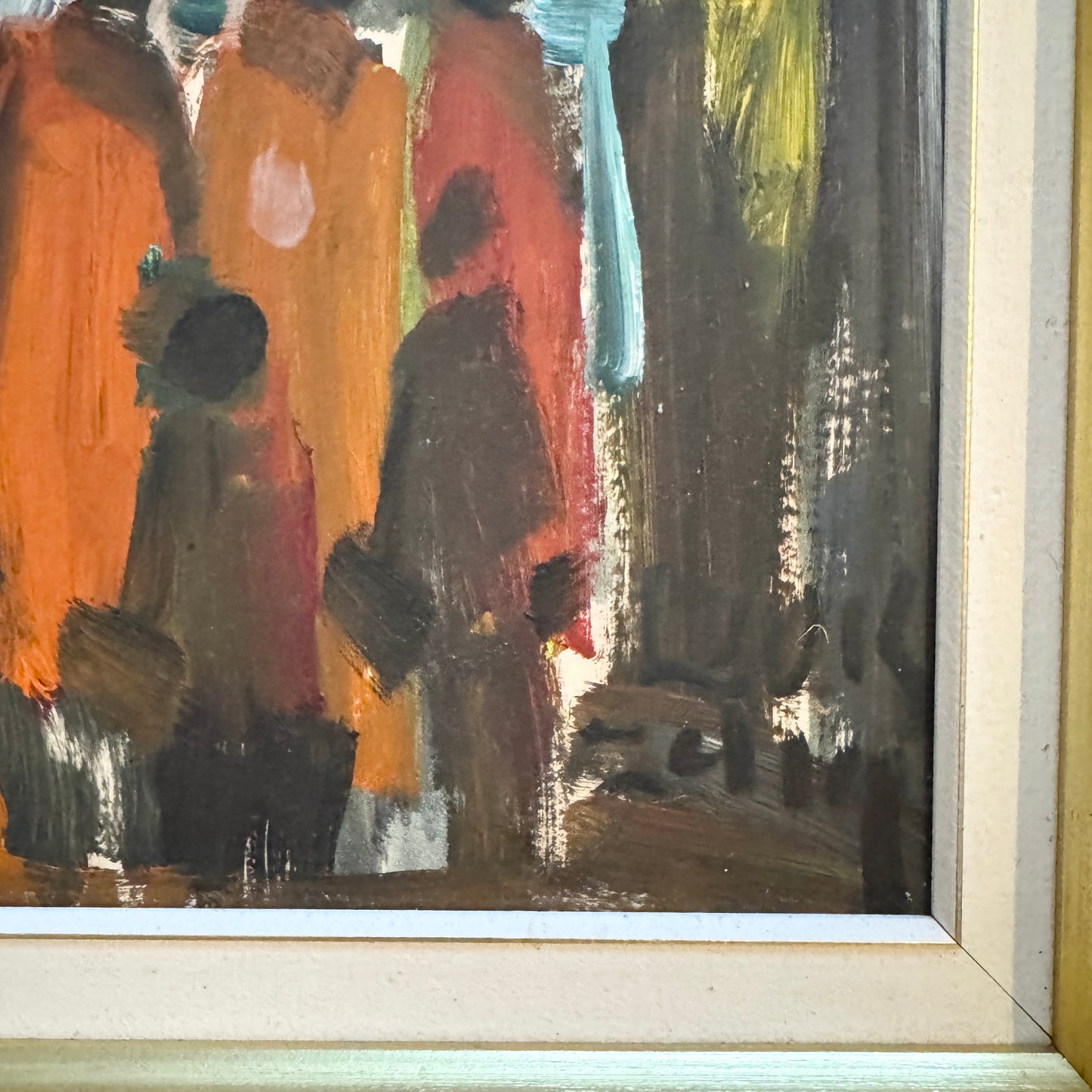 Those Who Remain. Vintage Oil Painting by Louis Zelig