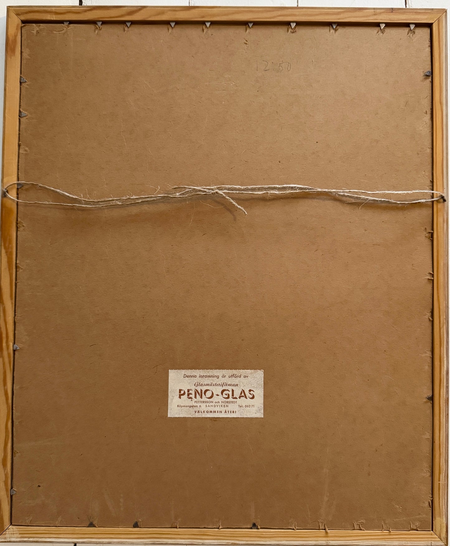 Nocturne with Grapes. Vintage Swedish Pastel Painting by Tedde Rhodin