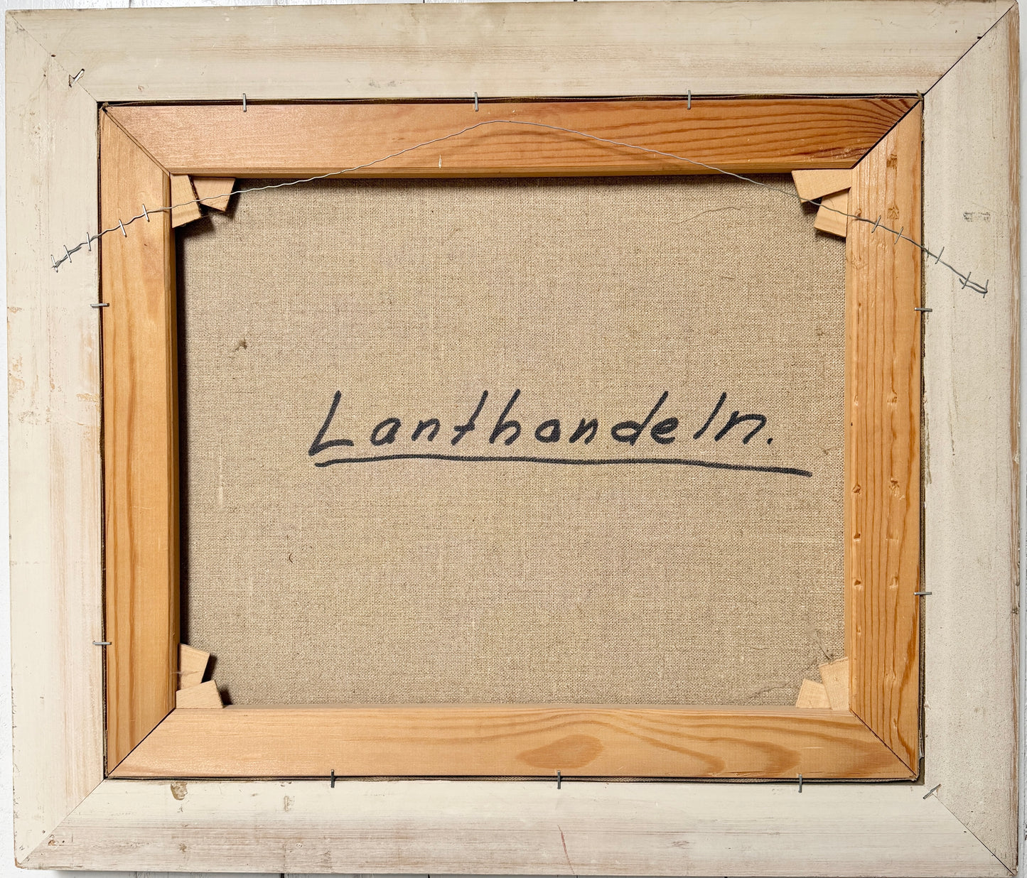 Lanthandeln. Vintage Swedish Oil Painting, by Helge Strand