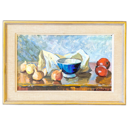 Veronika Keerdoja, Estonia. Vintage Still Life Oil Painting.