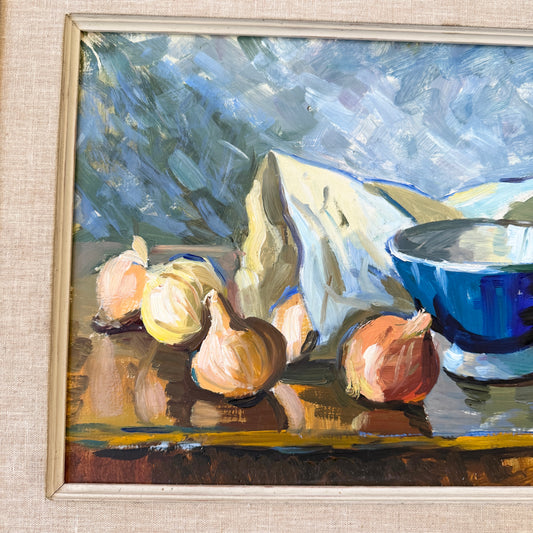 Veronika Keerdoja, Estonia. Vintage Still Life Oil Painting.