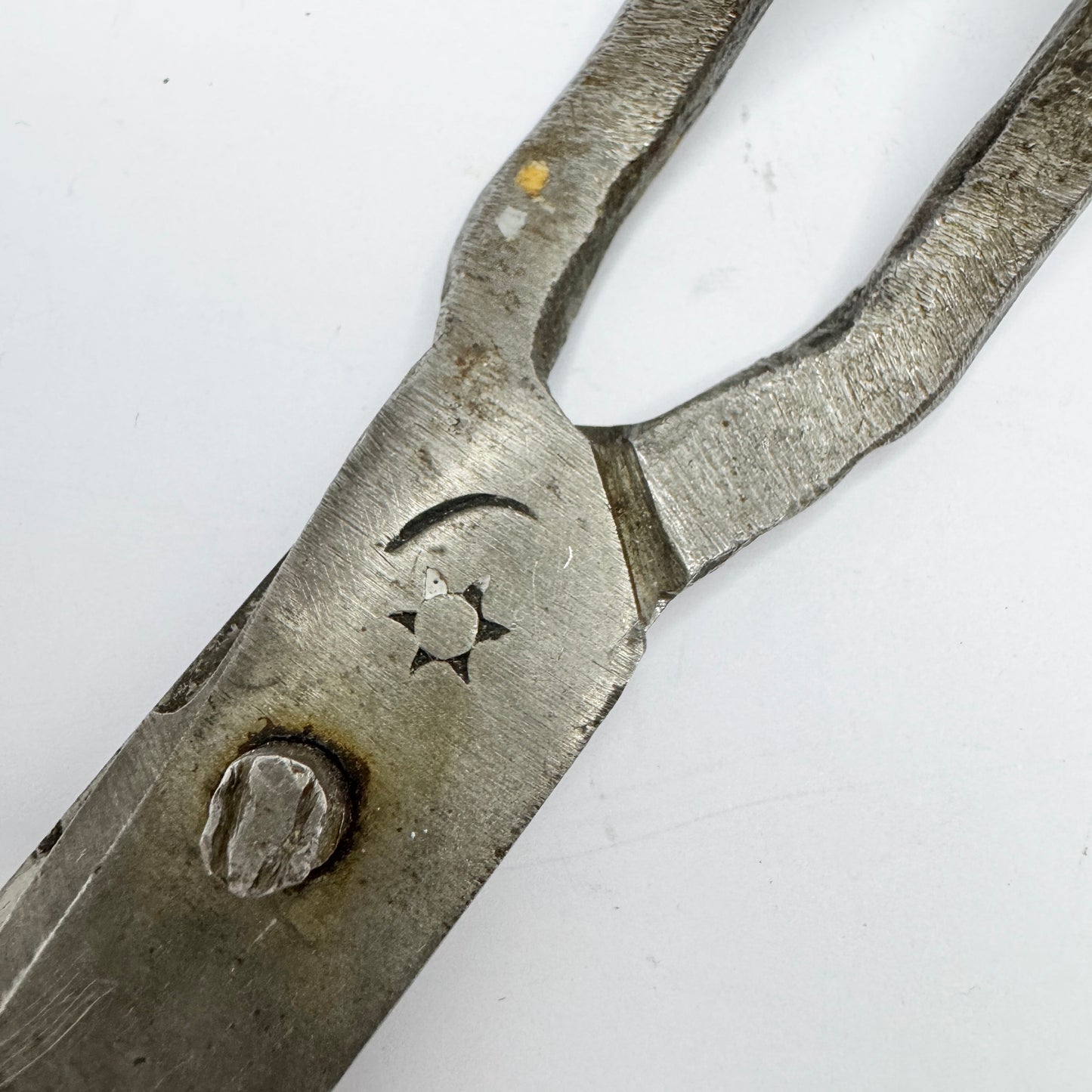 Scandinavia early 1800s. Antique Georgian Iron Pair of Scissors
