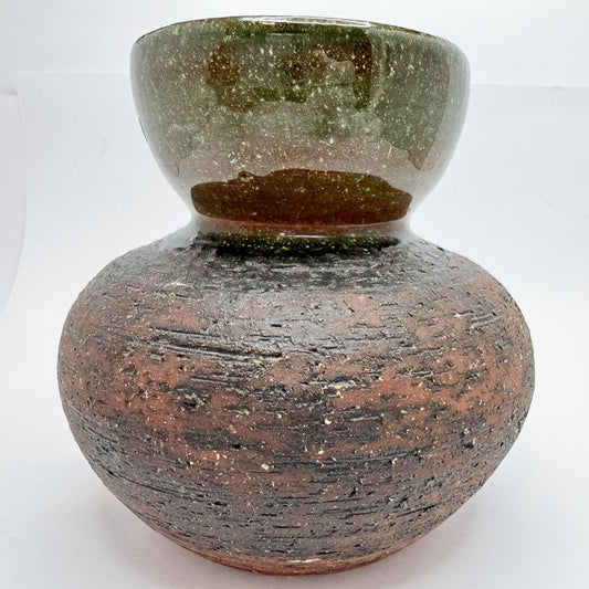 Ulla & Gustav Kraitz. Sweden ca 1970s. Vintage Glazed Stoneware Vase.