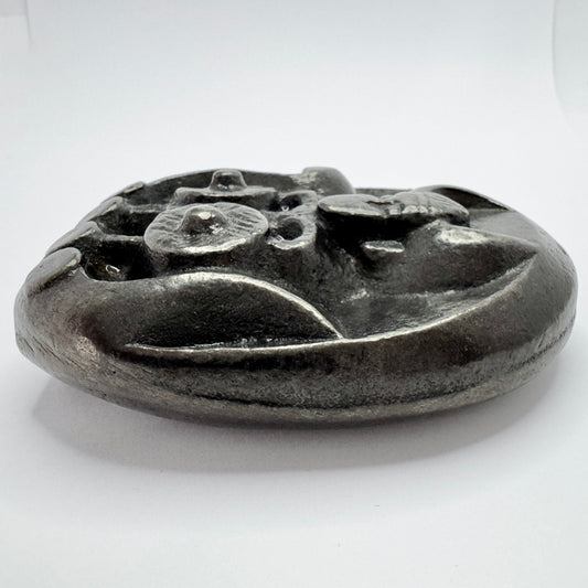 Stig Blomberg, Sweden 1960s. Vintage Viking Cast iron Paper Weight / Sculpture