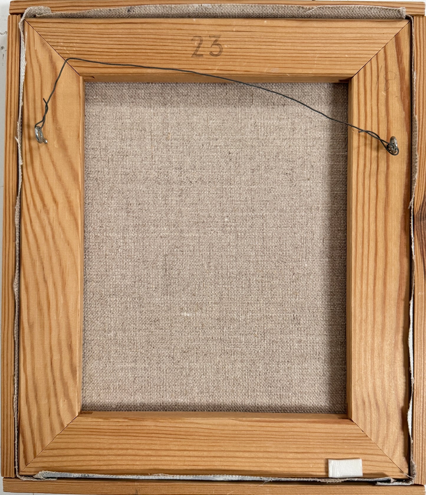 The Quiet Rock. Vintage Swedish Oil Painting by Siv Larsson