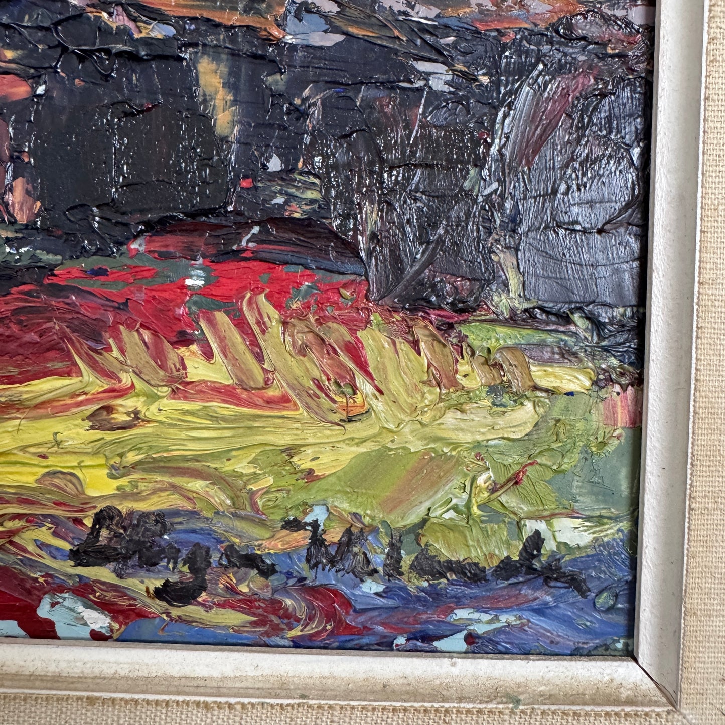 The Northern Plateau. Large Vintage Swedish Oil Painting by Birger Welander