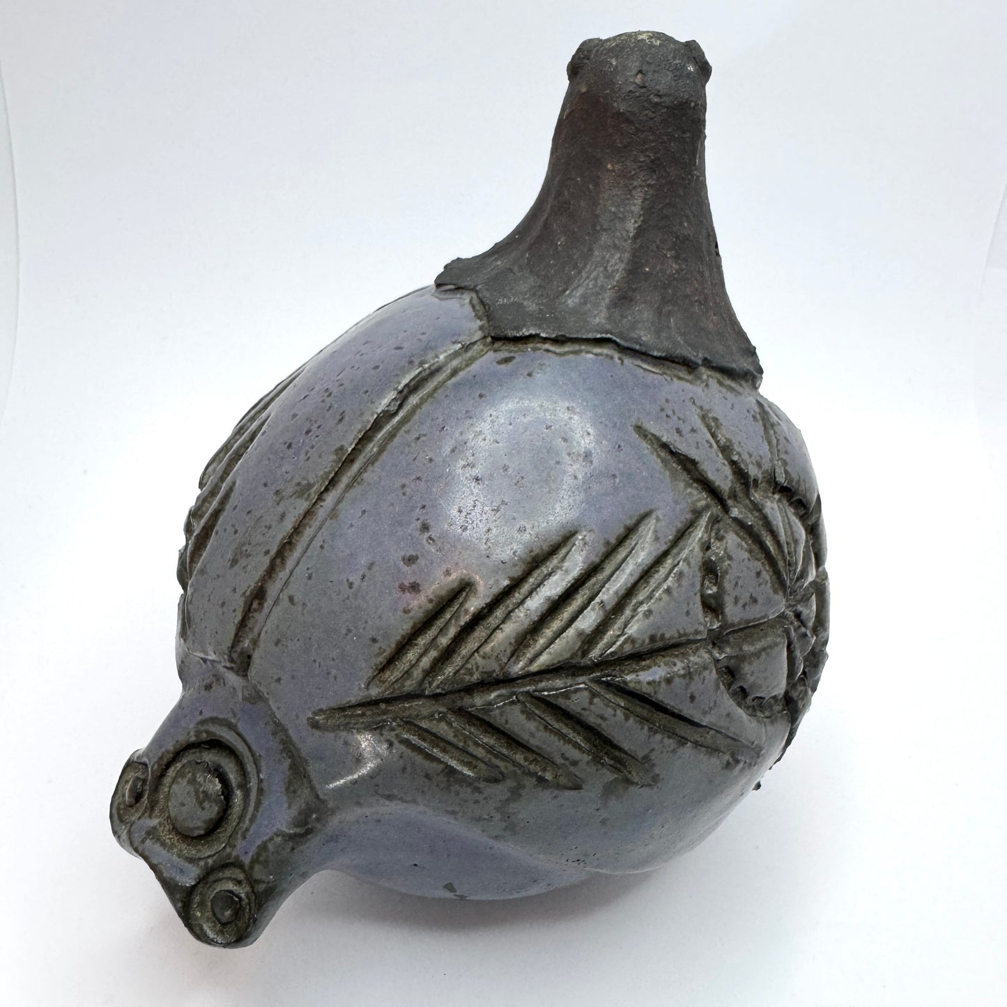 Klas-Göran Klaesson (Klase J: r) for Höganäs Sweden. Vintage Stoneware Bird.