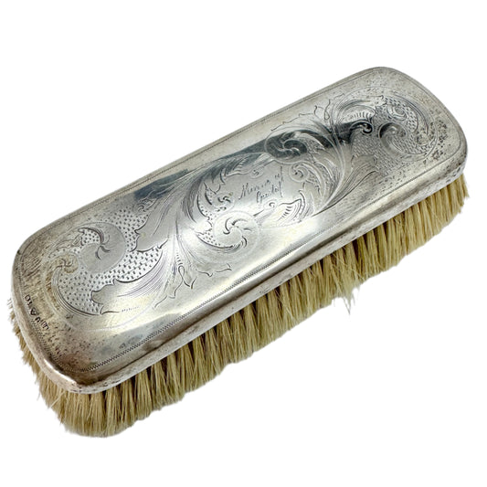 Sweden year 1874. Large Antique Victorian Silver Dinner Table Crumb Brush