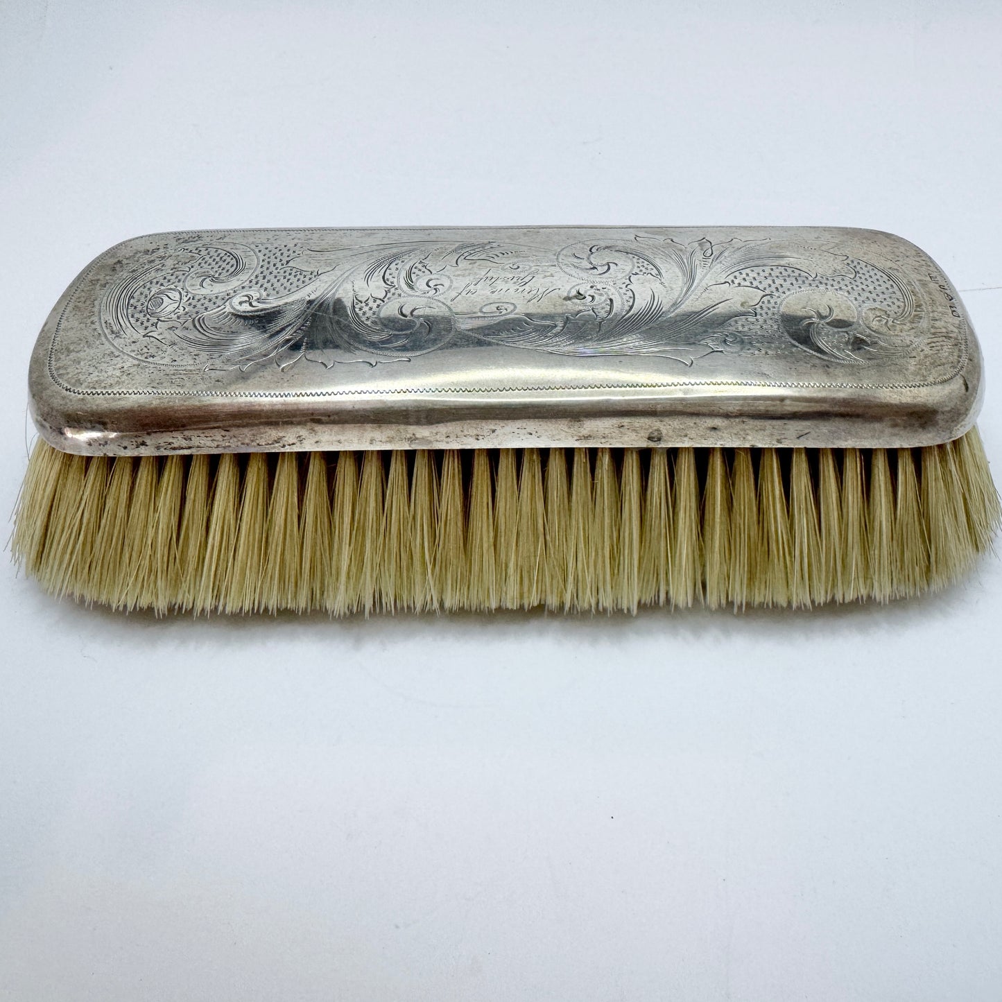 Sweden year 1874. Large Antique Victorian Silver Dinner Table Crumb Brush