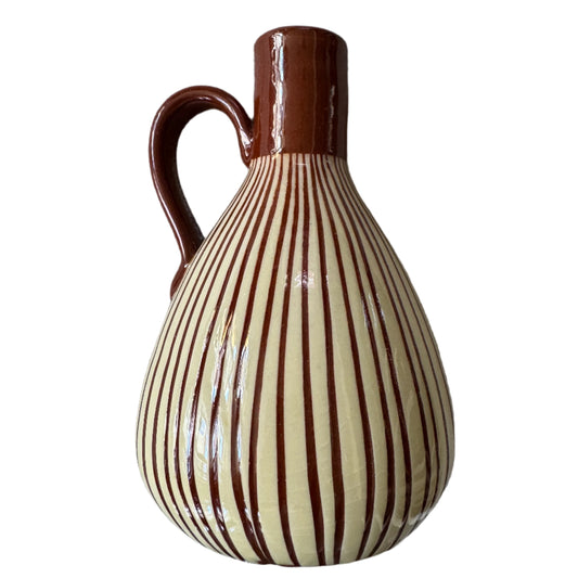Ingrid Atterberg for Upsala Ekeby Sweden ca 1950. Vintage Stoneware Vase