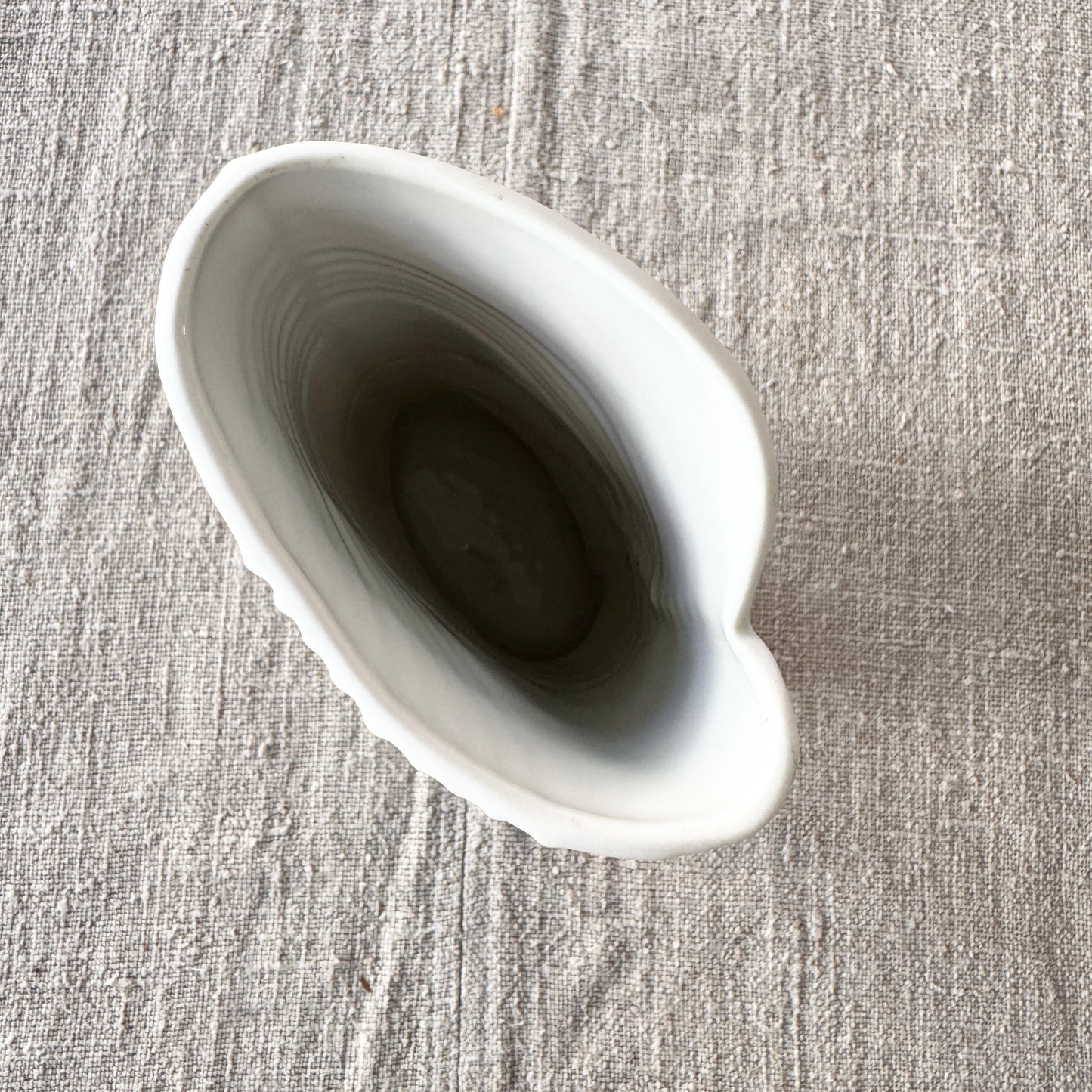 Bertil Vallien for Röstrand Sweden. Vintage Parian Ware Porcelain Vase.