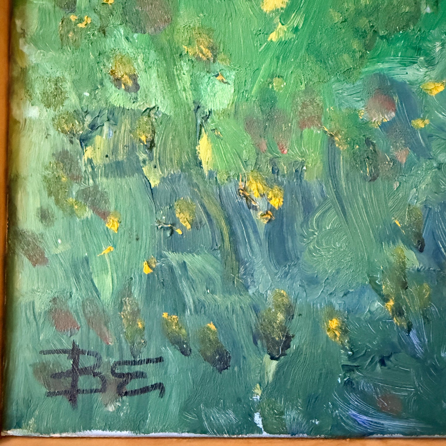 Poppies. Very Large Vintage Oil Painting by Bo Ernfrid.