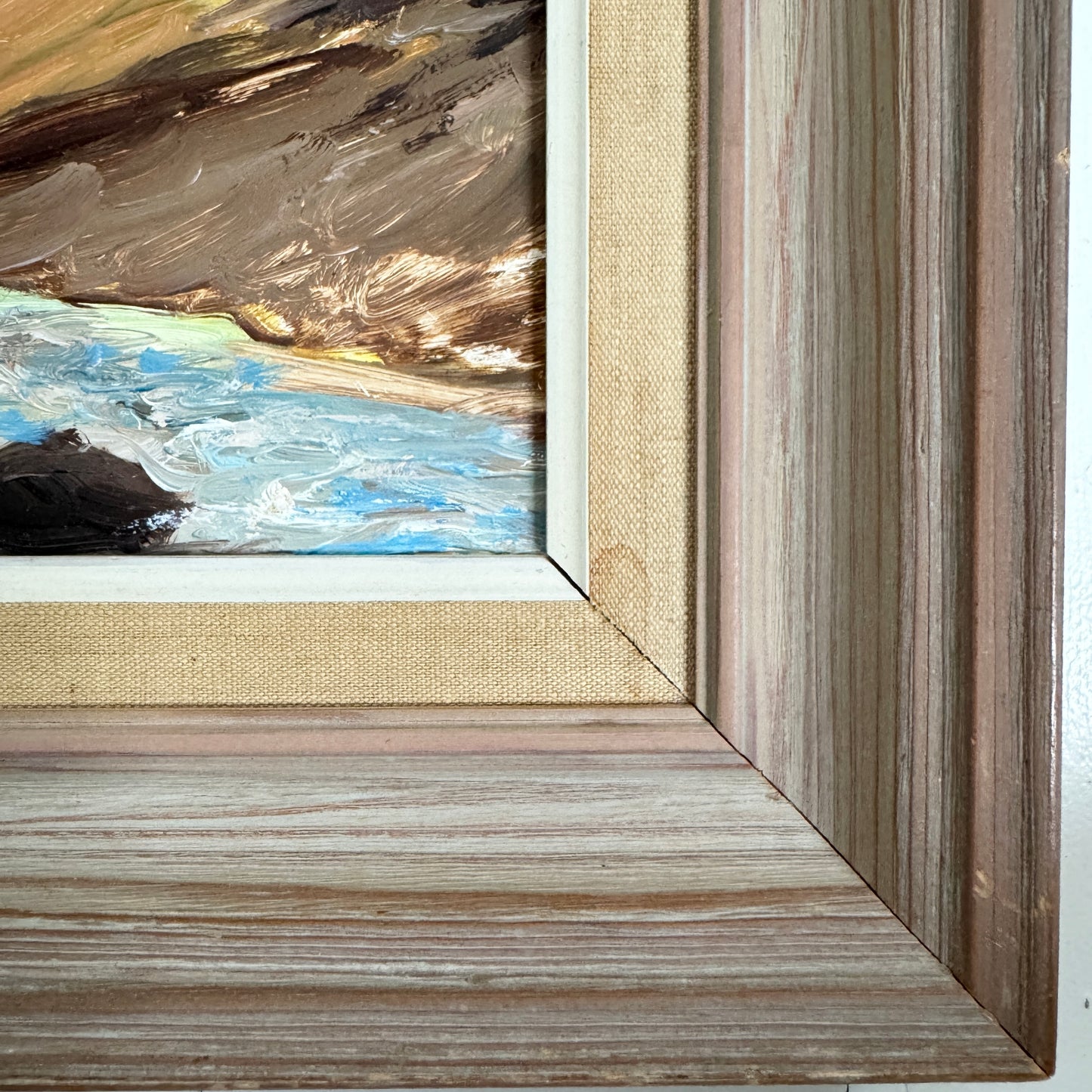 The Gentle Flow. Vintage Swedish Oil Painting by Uhrdin