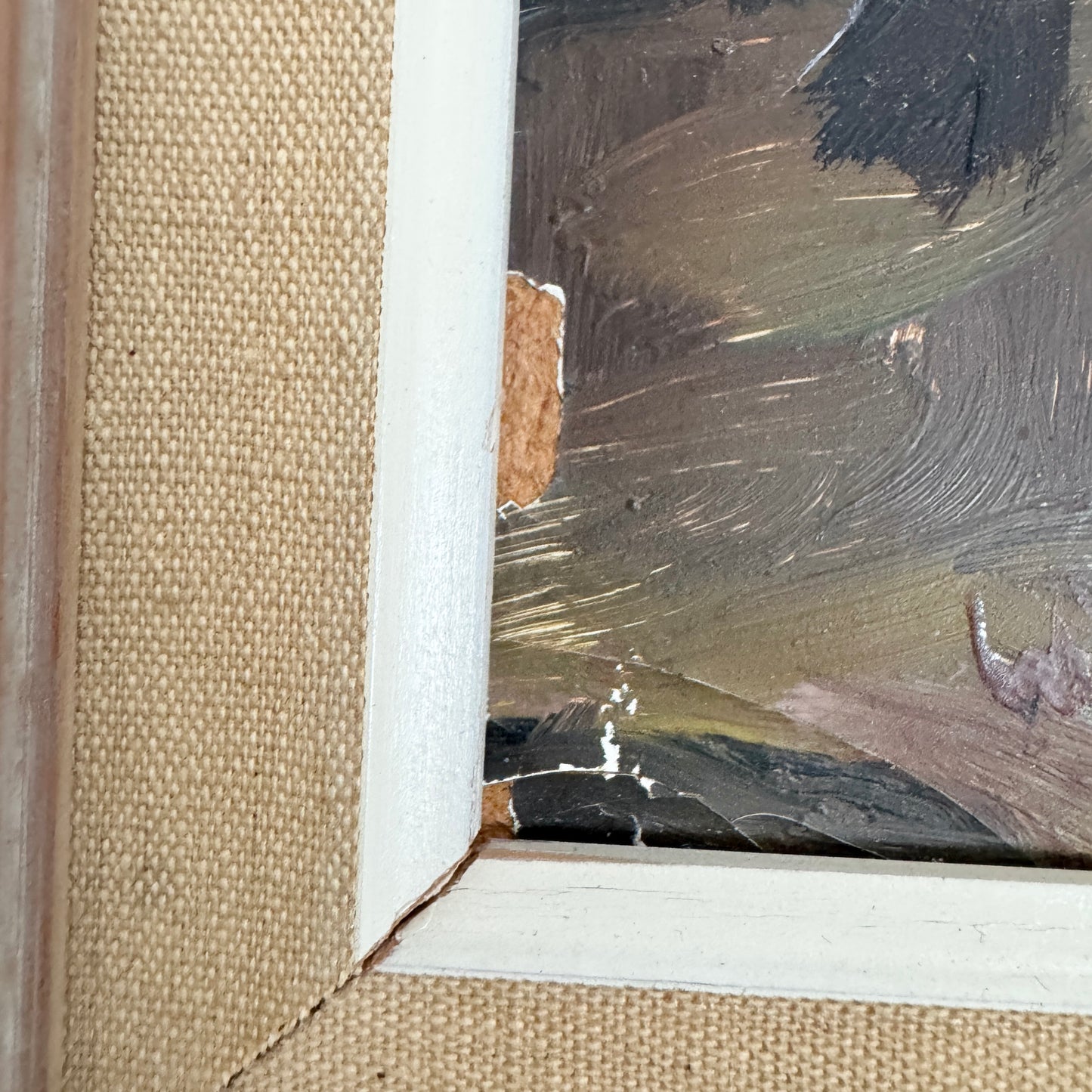 The Gentle Flow. Vintage Swedish Oil Painting by Uhrdin