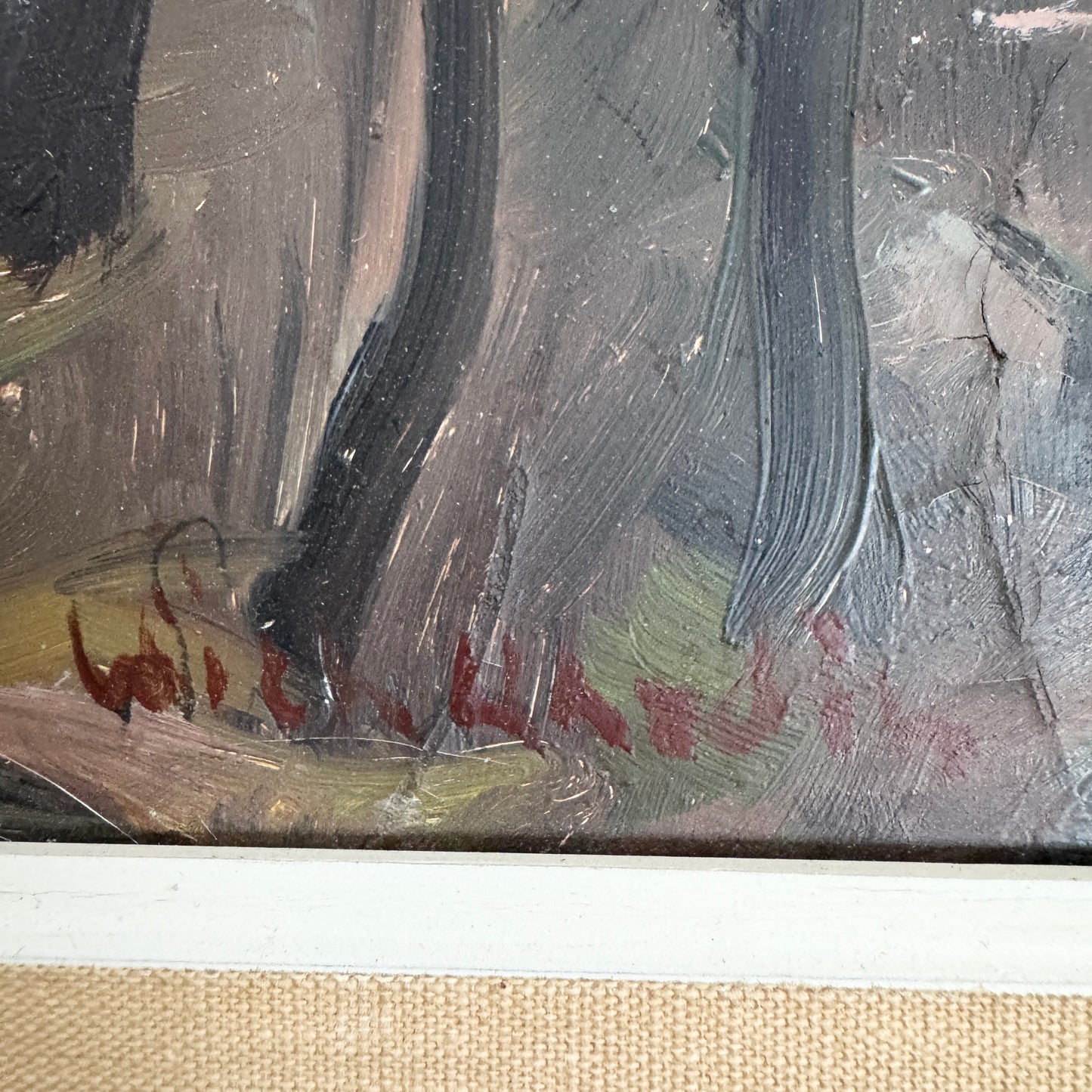 The Gentle Flow. Vintage Swedish Oil Painting by Uhrdin