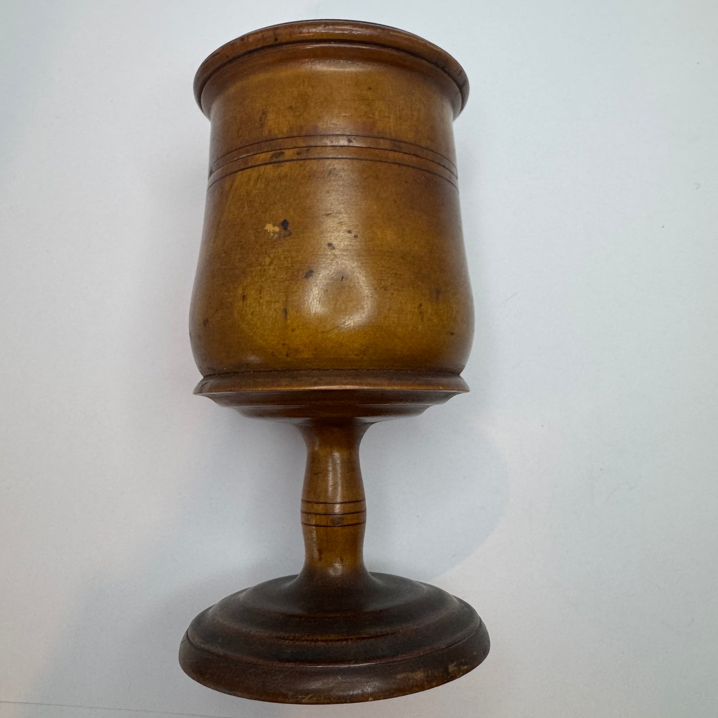 Antique ca year 1800. Scandinavian Apothecary's Treen Cup and Cover