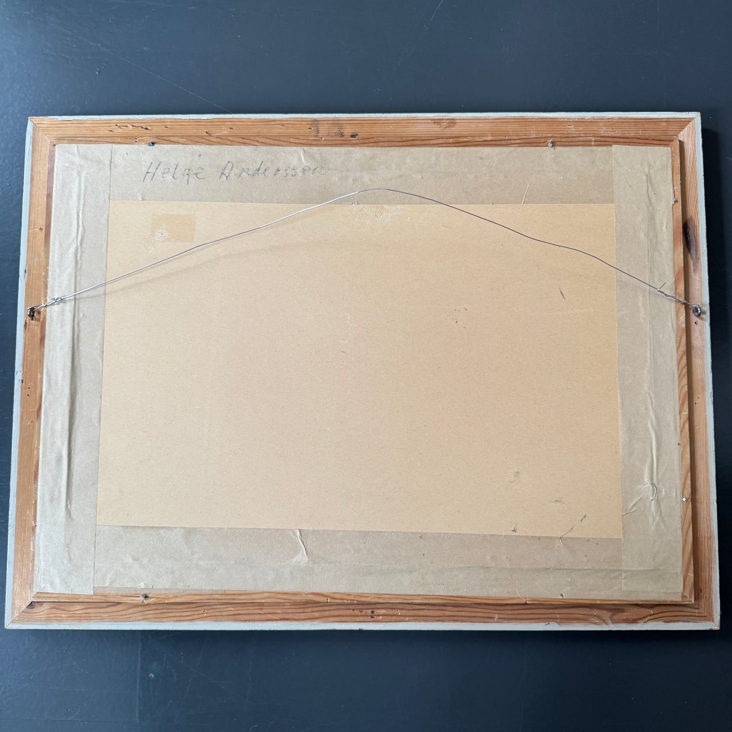 Palette and Petals. Vintage Mid-Century Swedish Oil Painting.