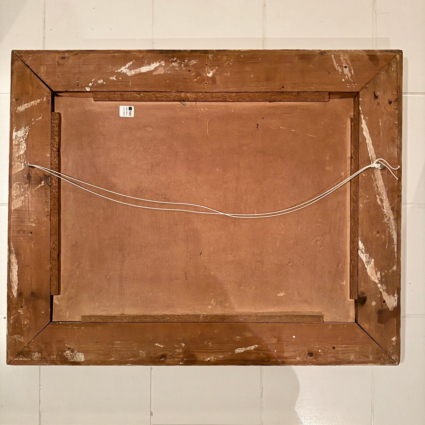 Moonlit Crossing. Antique Swedish Oil Painting.