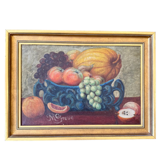 Copenhagen Stillhed. Antique Danish Still Life Painting.