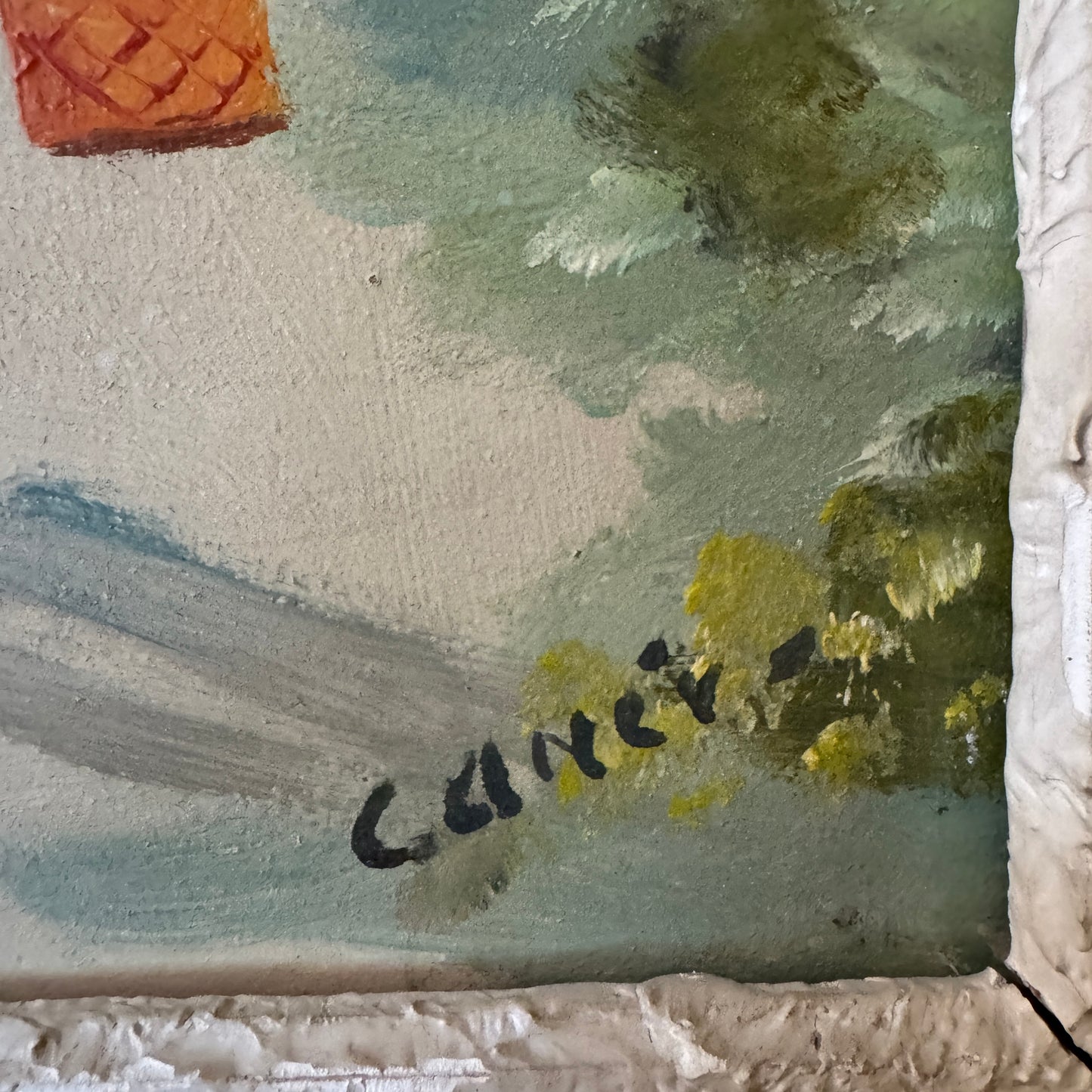 The Way We Once Walked. Vintage Swedish Oil Painting.