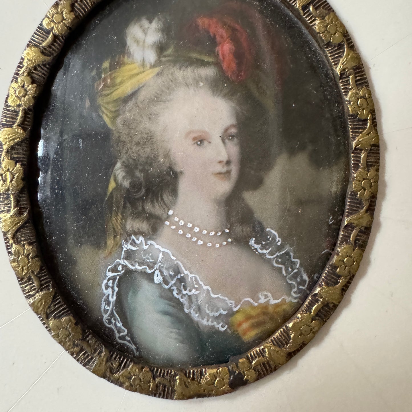Three Miniature Paintings. Marie-Antoinette, Chopin, Desireé