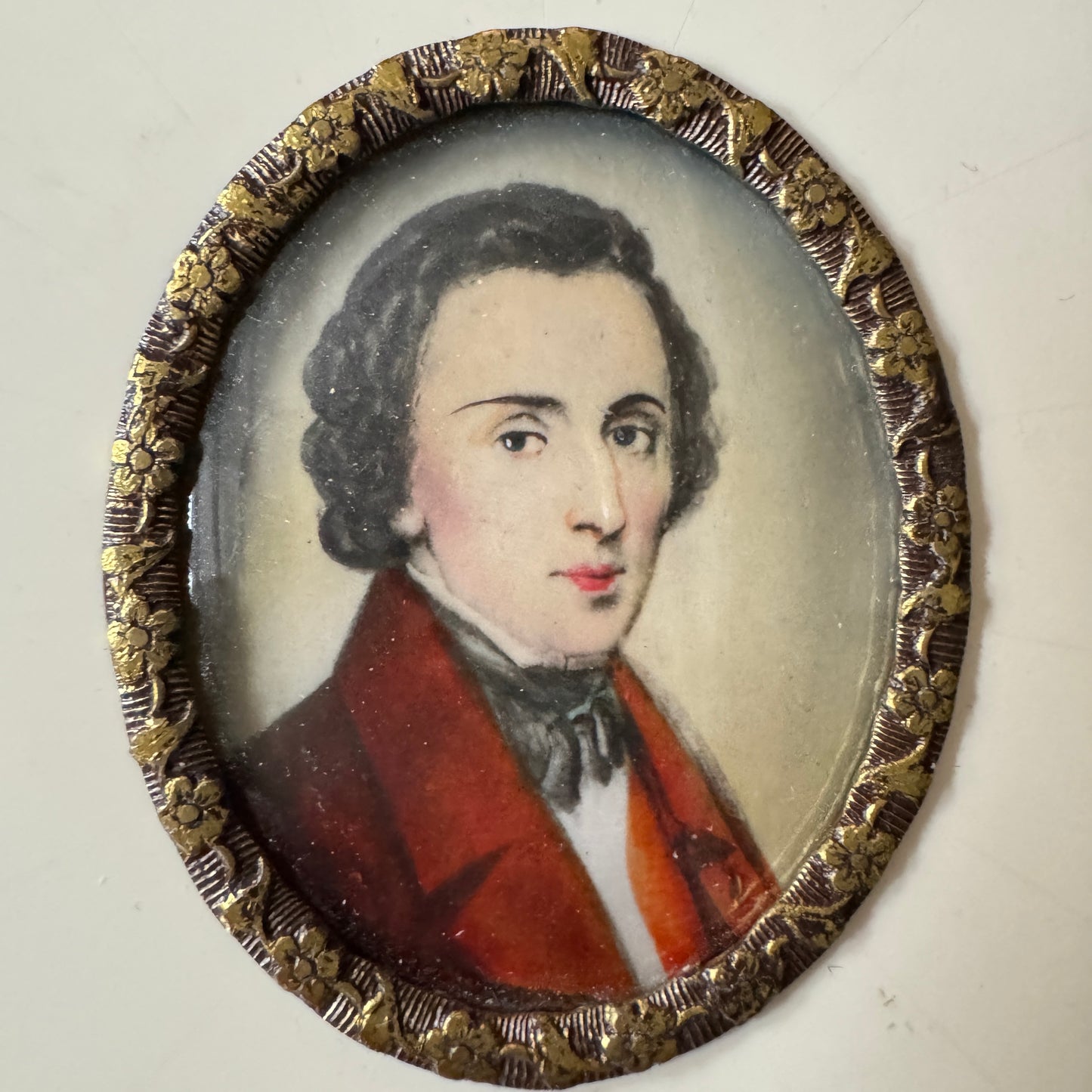 Three Miniature Paintings. Marie-Antoinette, Chopin, Desireé