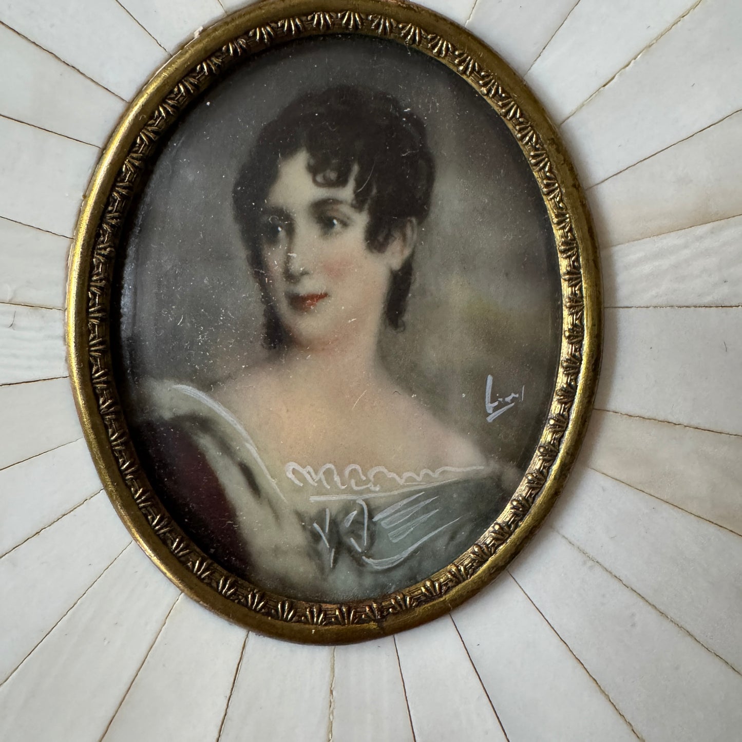 Three Miniature Paintings. Marie-Antoinette, Chopin, Desireé