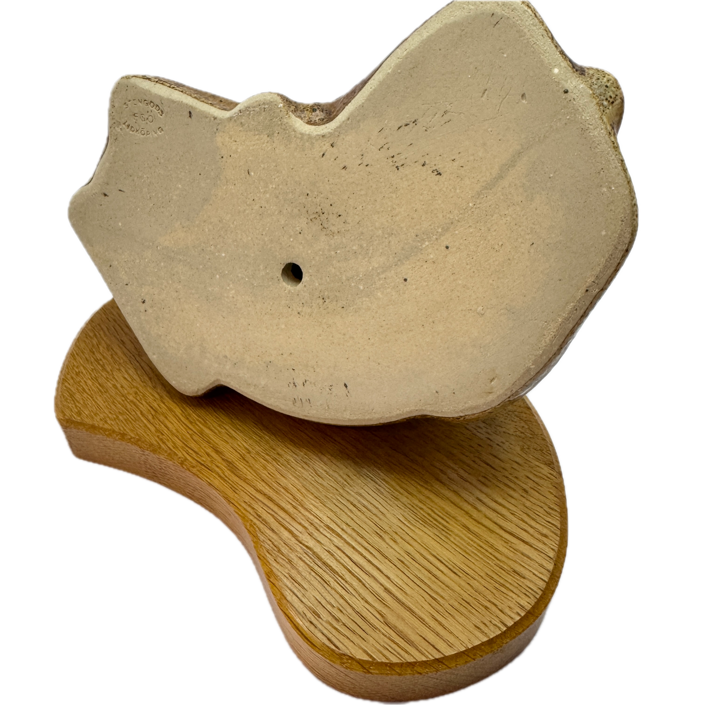 Oskar Hartung for EGO Lidköping, Sweden. Large Vintage Stoneware Deer Figurine