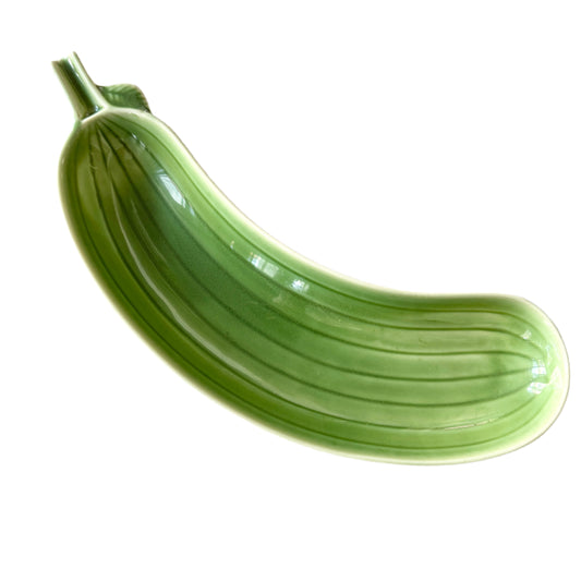 Stig Lindberg for Gustavsberg, Sweden. Large Cucumber "Gurkan" Dish.
