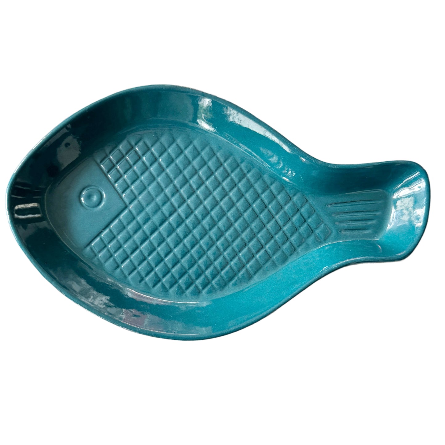 Taisto Kaasinen for Upsala Sweden 1957. Vintage Ceramic Fish Tray.