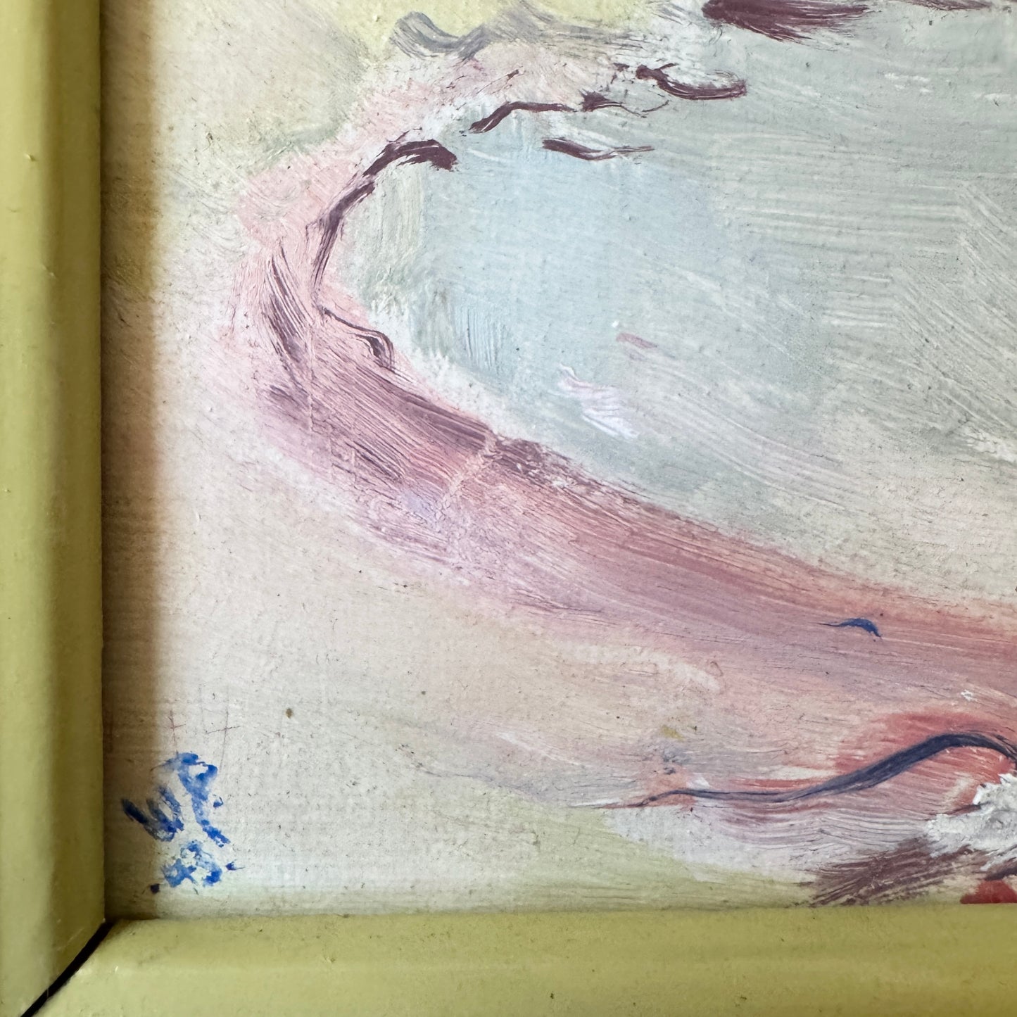 Djurgården 1943. Vintage Swedish Oil Painting.