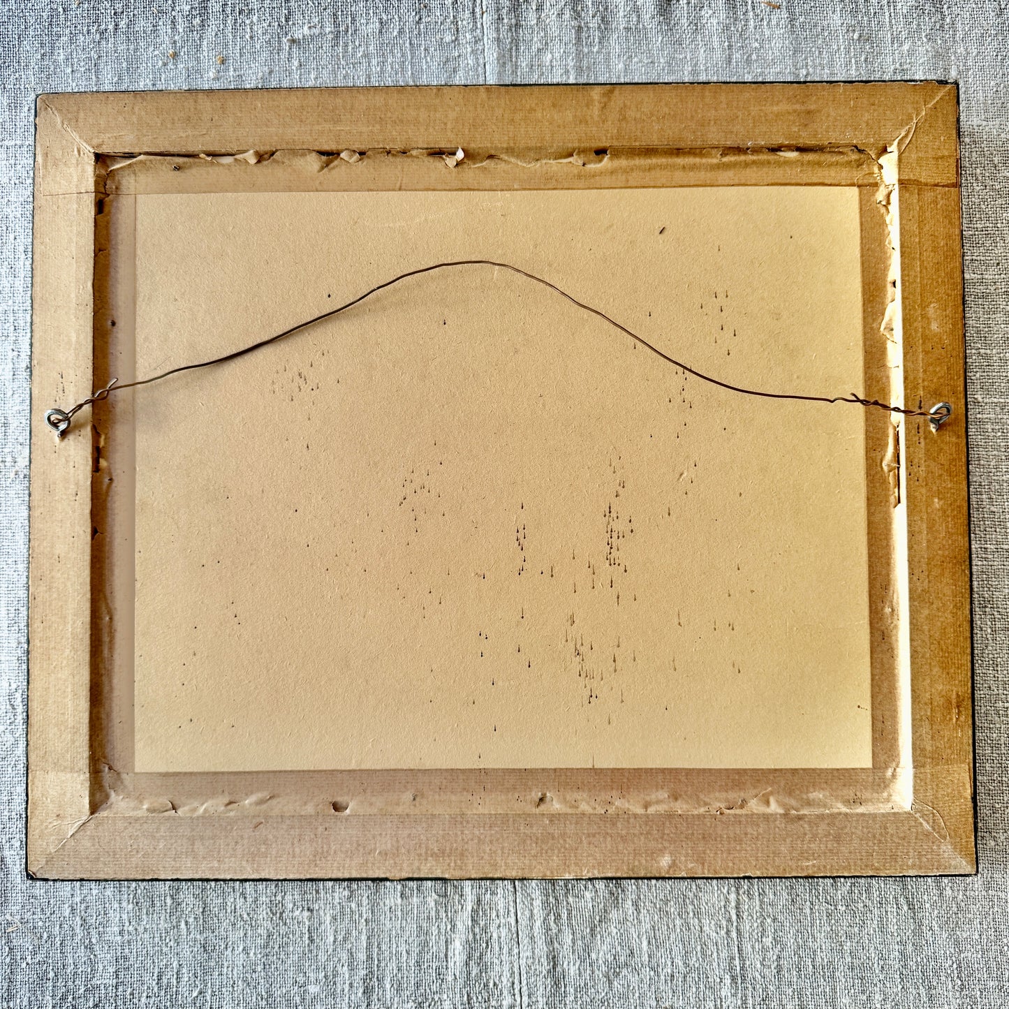 Traces of a Lady, 1936. Vintage Swedish Oil Painting.