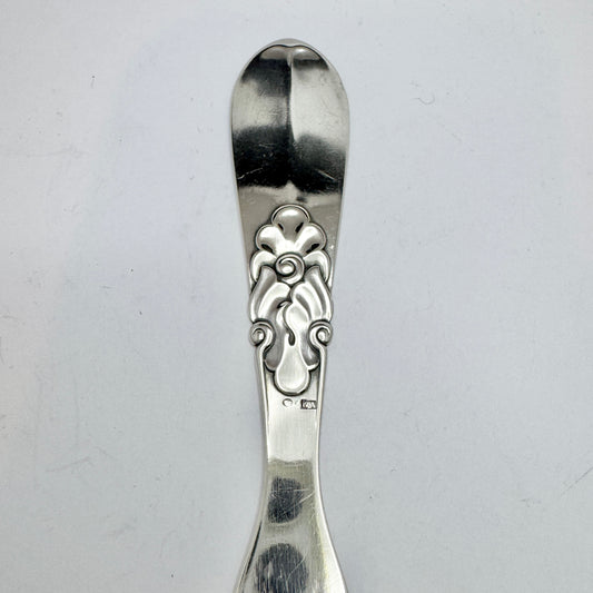 K Anderson, Stockholm Sweden 1910s. Art Nouveau Silver Letter Opener