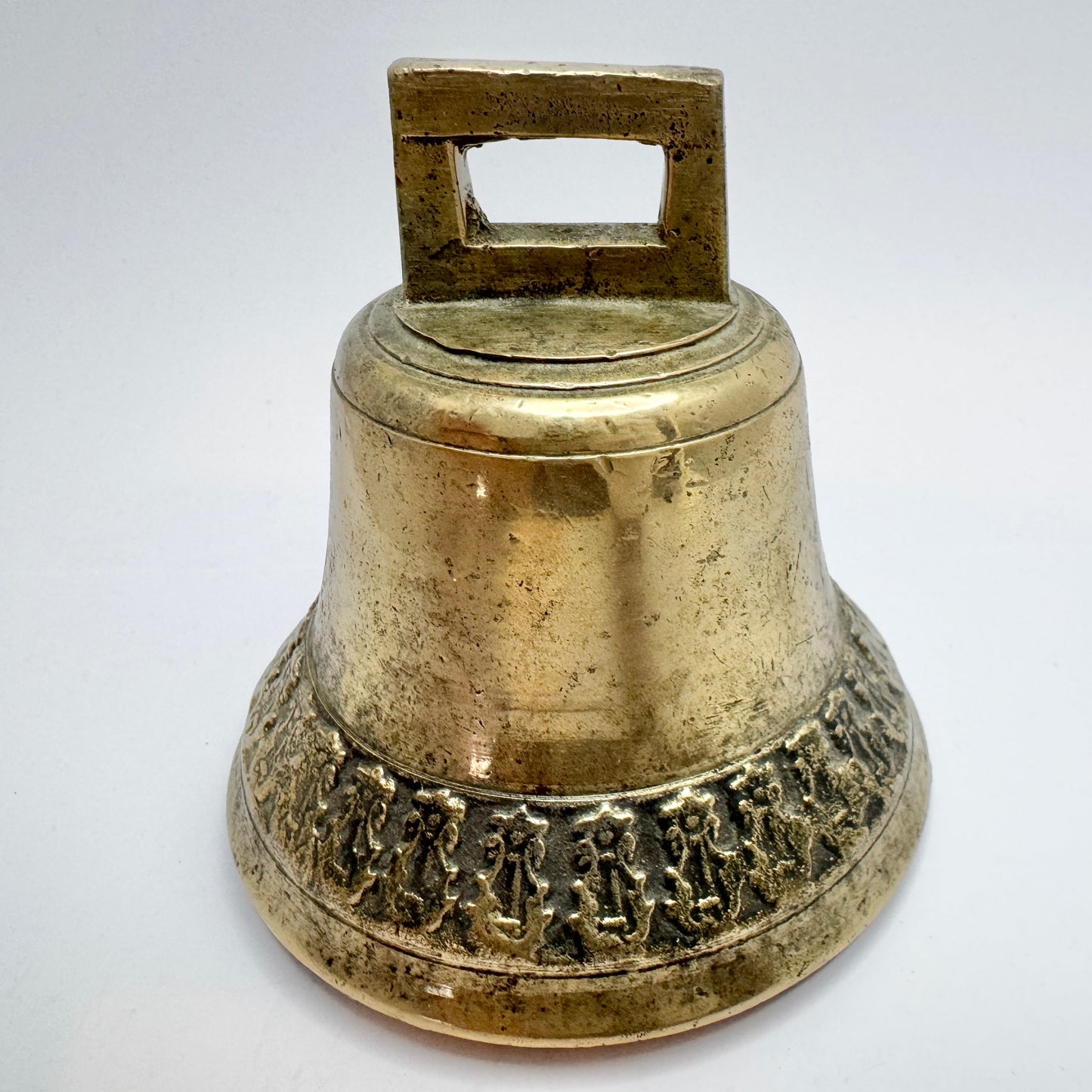 Sweden ca 1850s. Antique Bronze Dinner Bell (Vällingklocka)