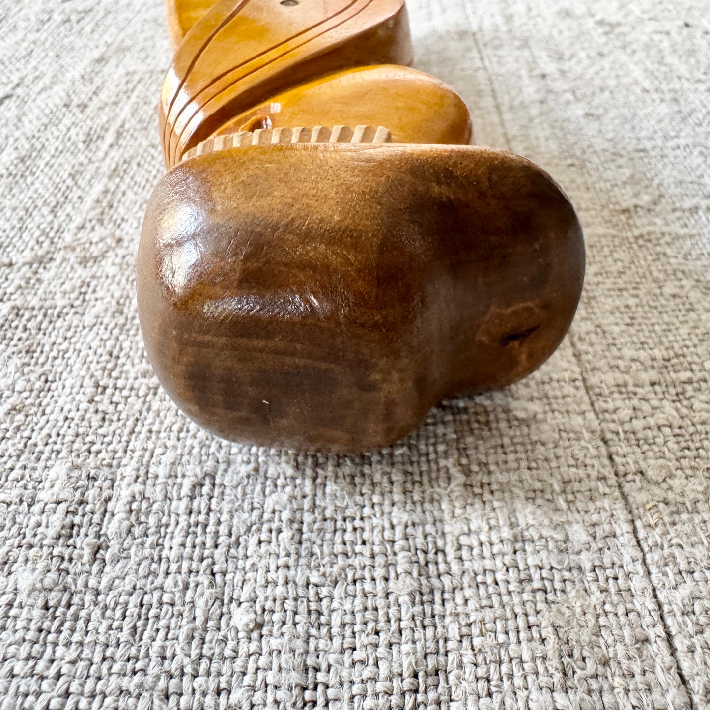 Vintage Swedish Hand Carved Wood Nutcracker. Possibly by Erik Molin