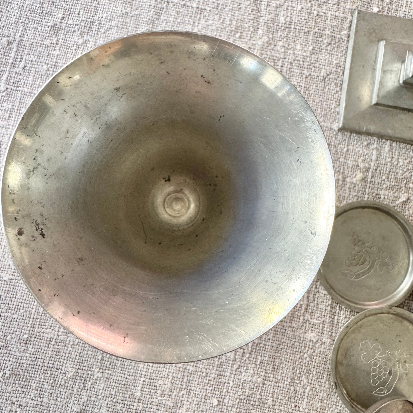 Sweden ca 1930. Pewter Art Deco.