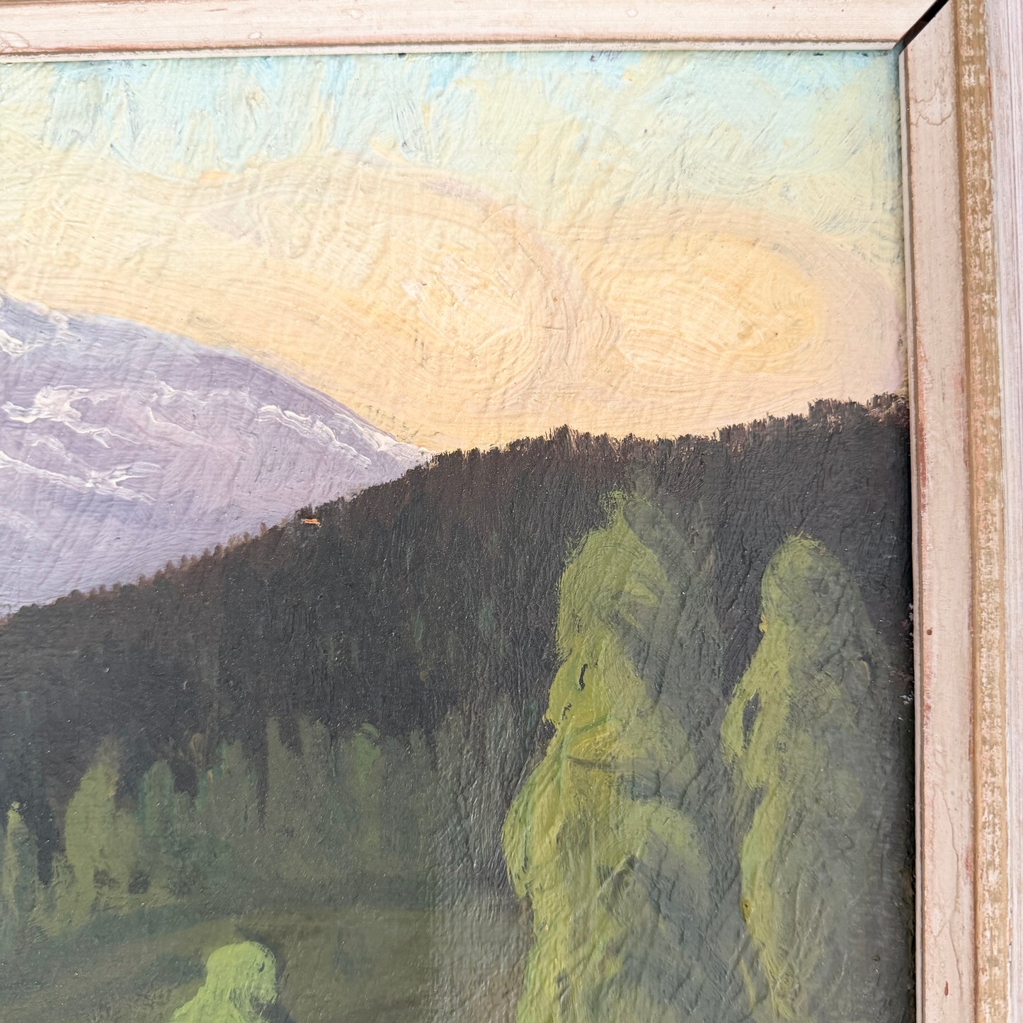 Nordic Serenity 1929. Vintage Swedish Oil Painting by Haggren.