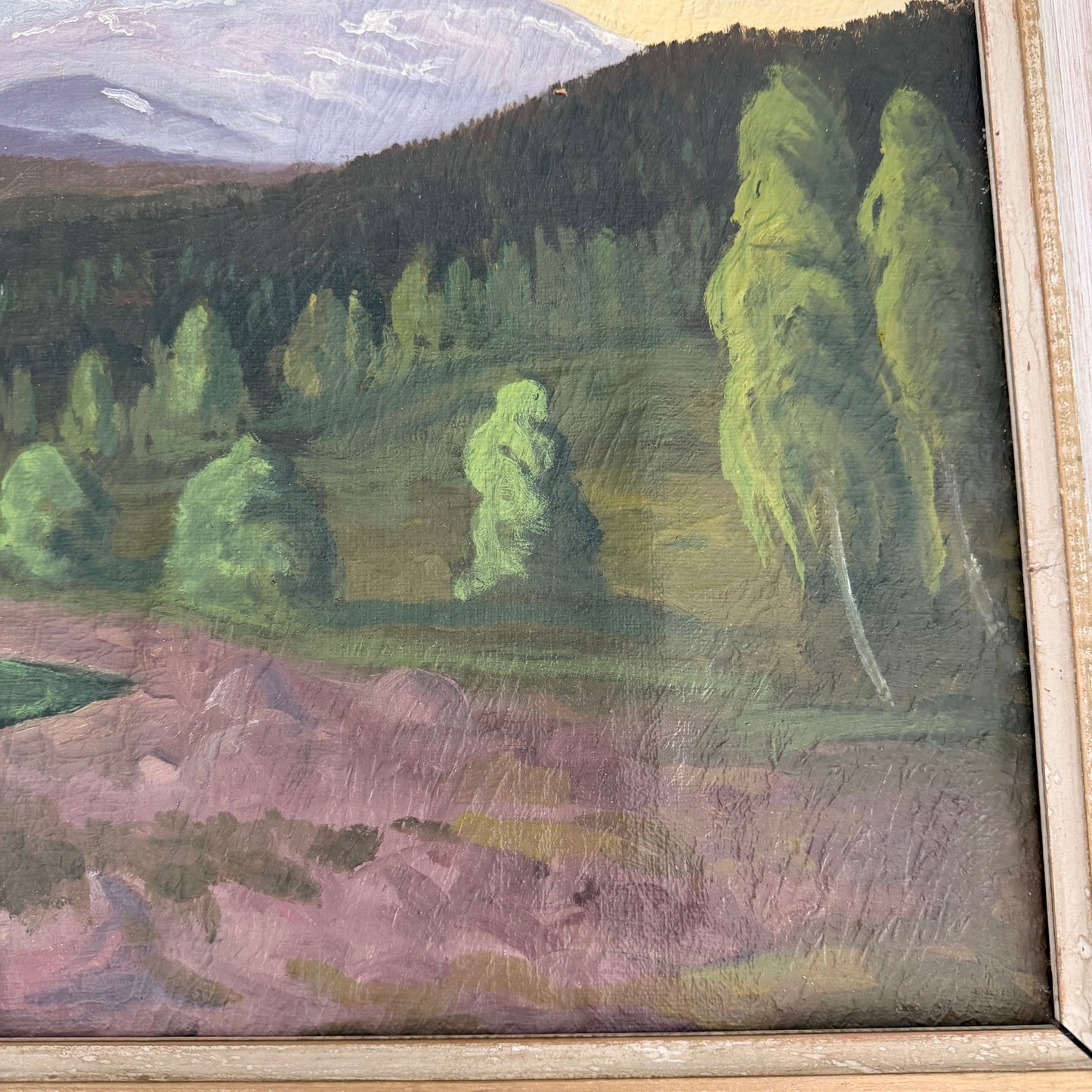 Nordic Serenity 1929. Vintage Swedish Oil Painting by Haggren.