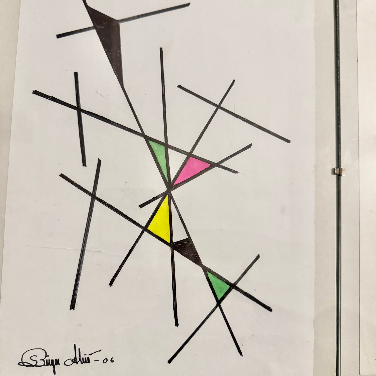 Birger Alsiö, Sweden. Two Mixed Media Drawings.