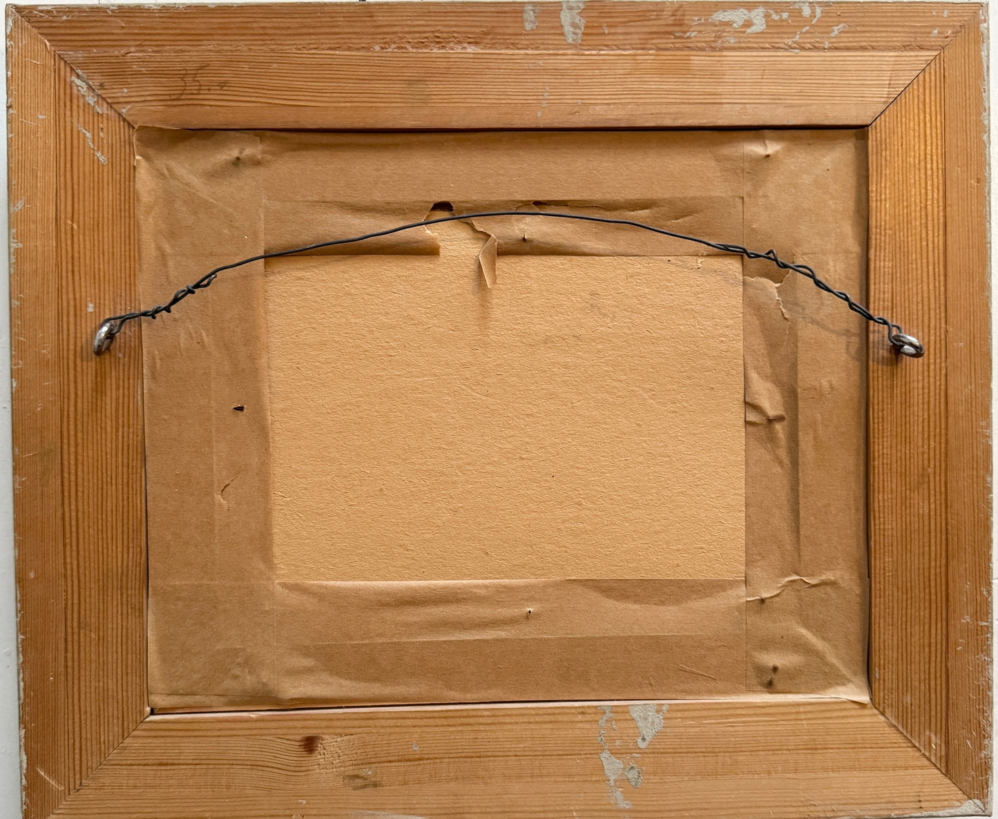 A Small World. Vintage Swedish Oil Painting by Karin Borgström.