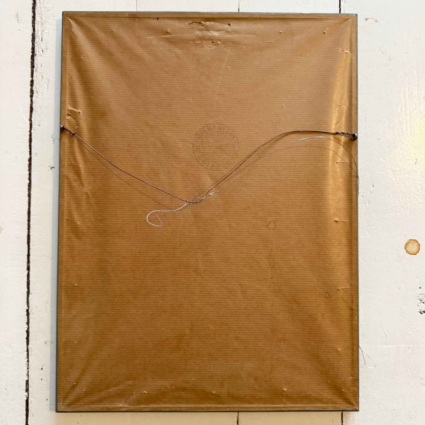 Out Skiing 1937. Signed Swedish Woodblock Print