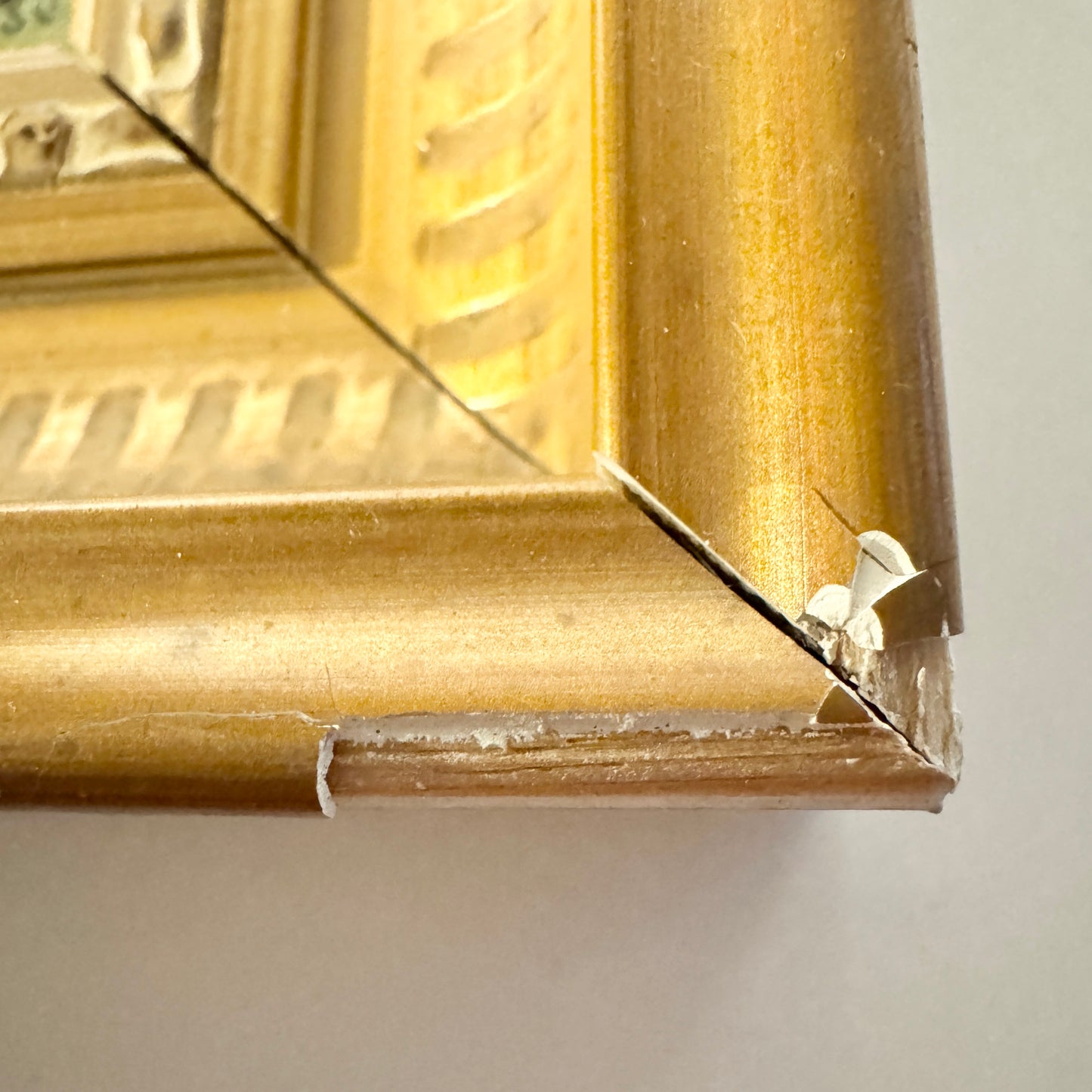 When the Fields Fall Silent 1930. Vintage Swedish Oil Painting by Erik Tryggelin