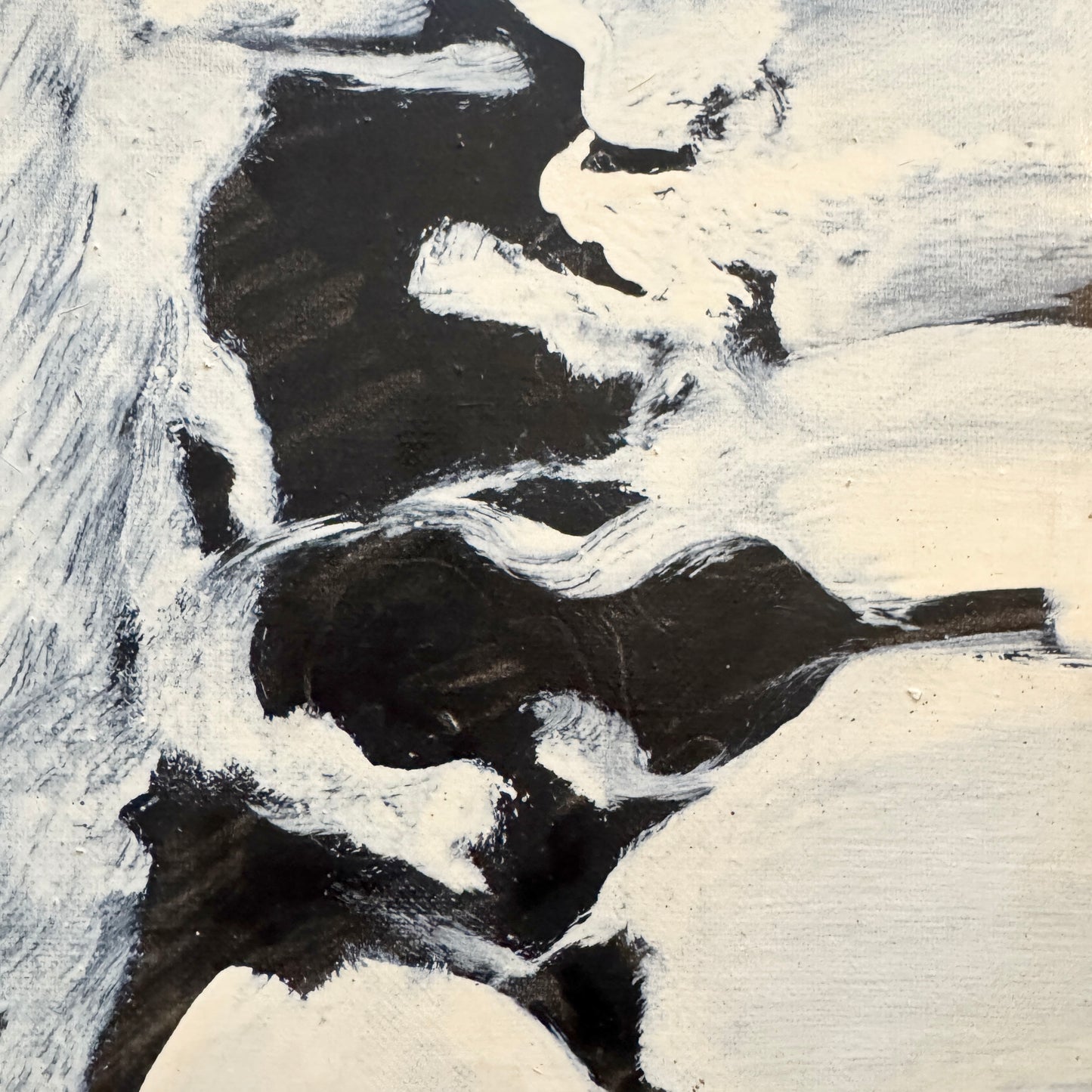 The Guitar Musician. Vintage Swedish Oil Painting by Gunnar Johansson